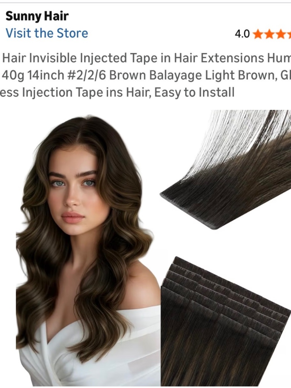 Sunny Hair 14inch Tape ins (5 boxes)